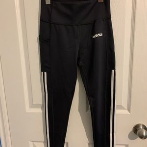 Brand new grey adidas leggings with pocket